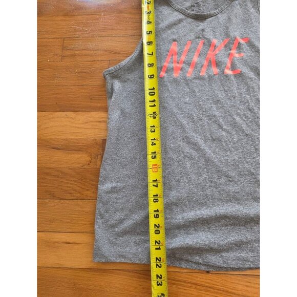 Nike Women's Dri-Fit Training Tank Top Heather Grey X-Small A001165 - Picture 8 of 8